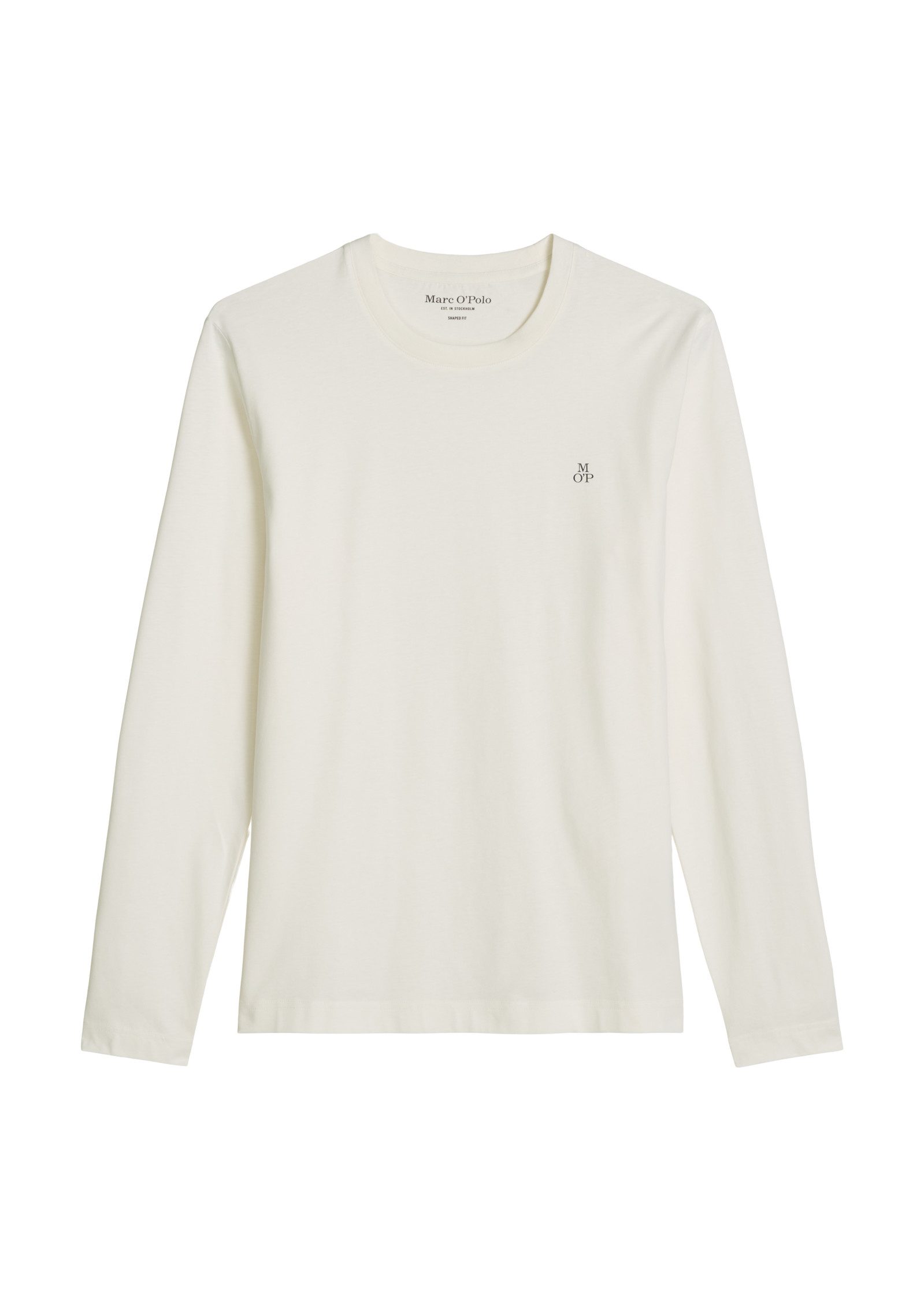 Marc O'Polo Longsleeve shaped aus reiner Bio-Baumwolle