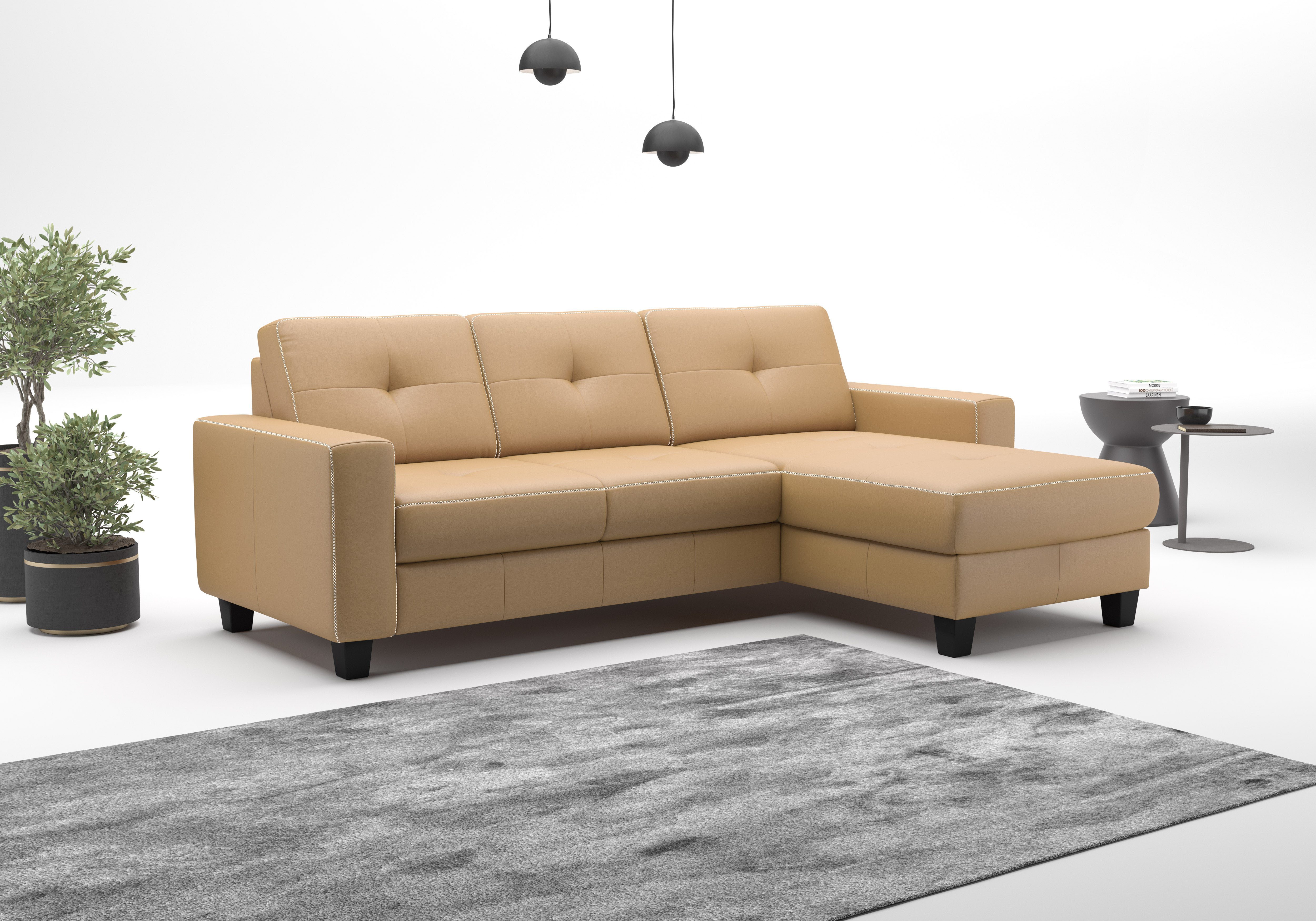 Home affaire Ecksofa Varese, wahlweise mit Bettfunktion und Bettkasten