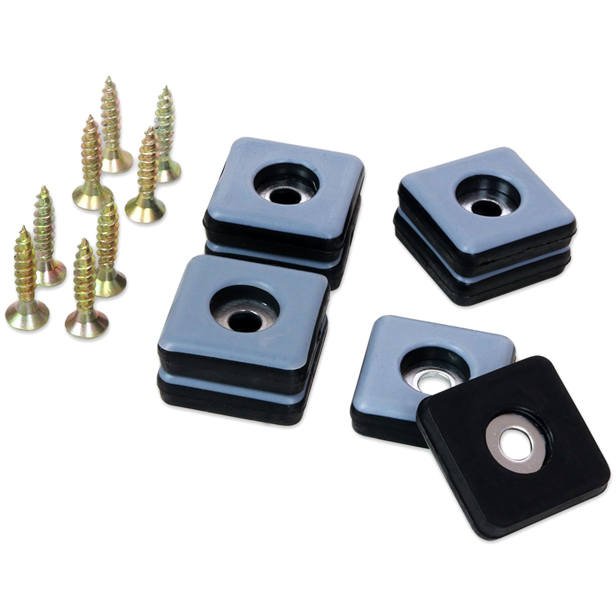 store HD Möbelfuß 25x25mm mit Schraube 8, (8-St)