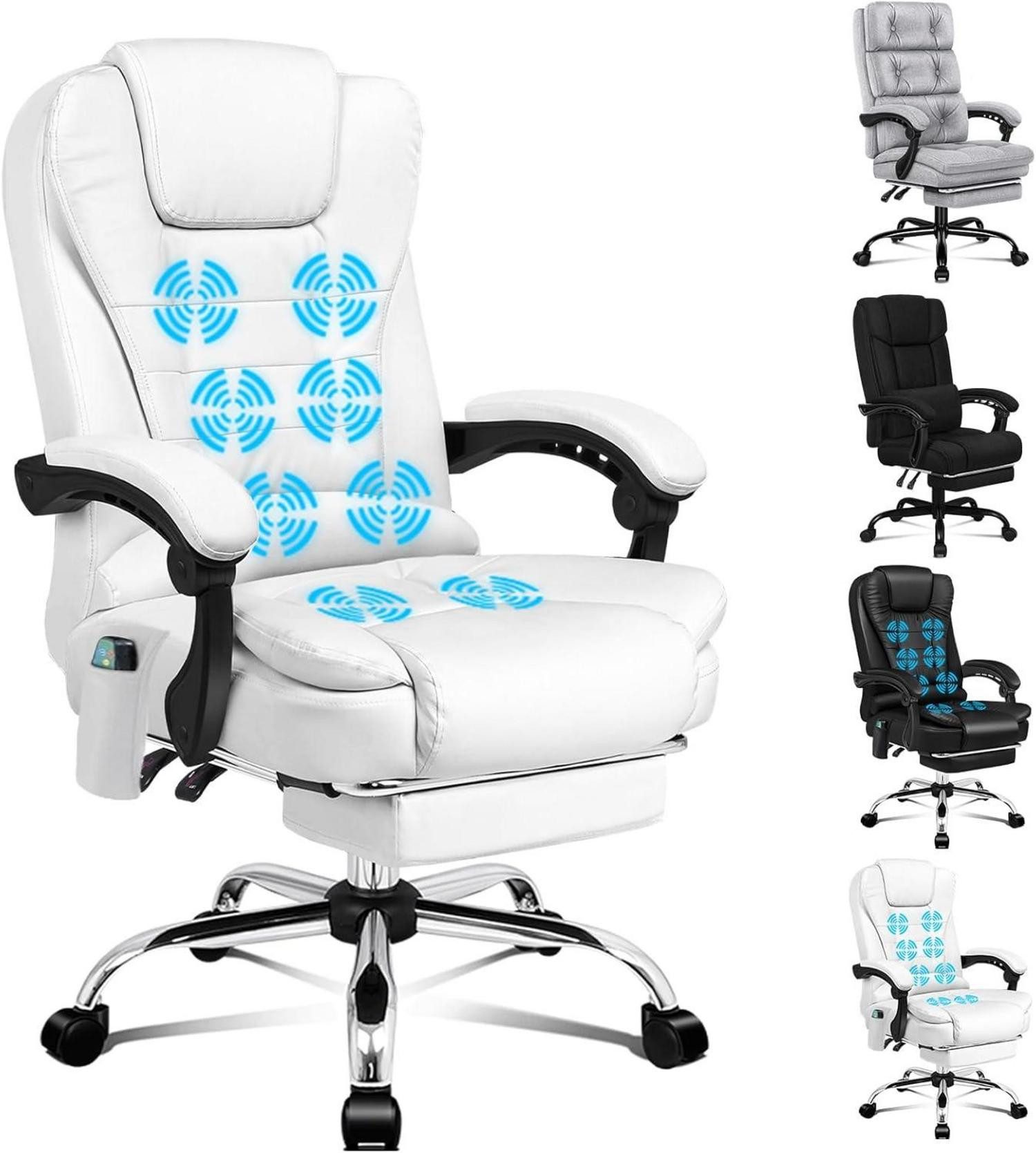 LuxusKollektion Bürostuhl Ergonomischer Bürostuhl mit Massagefunktion günstig online kaufen