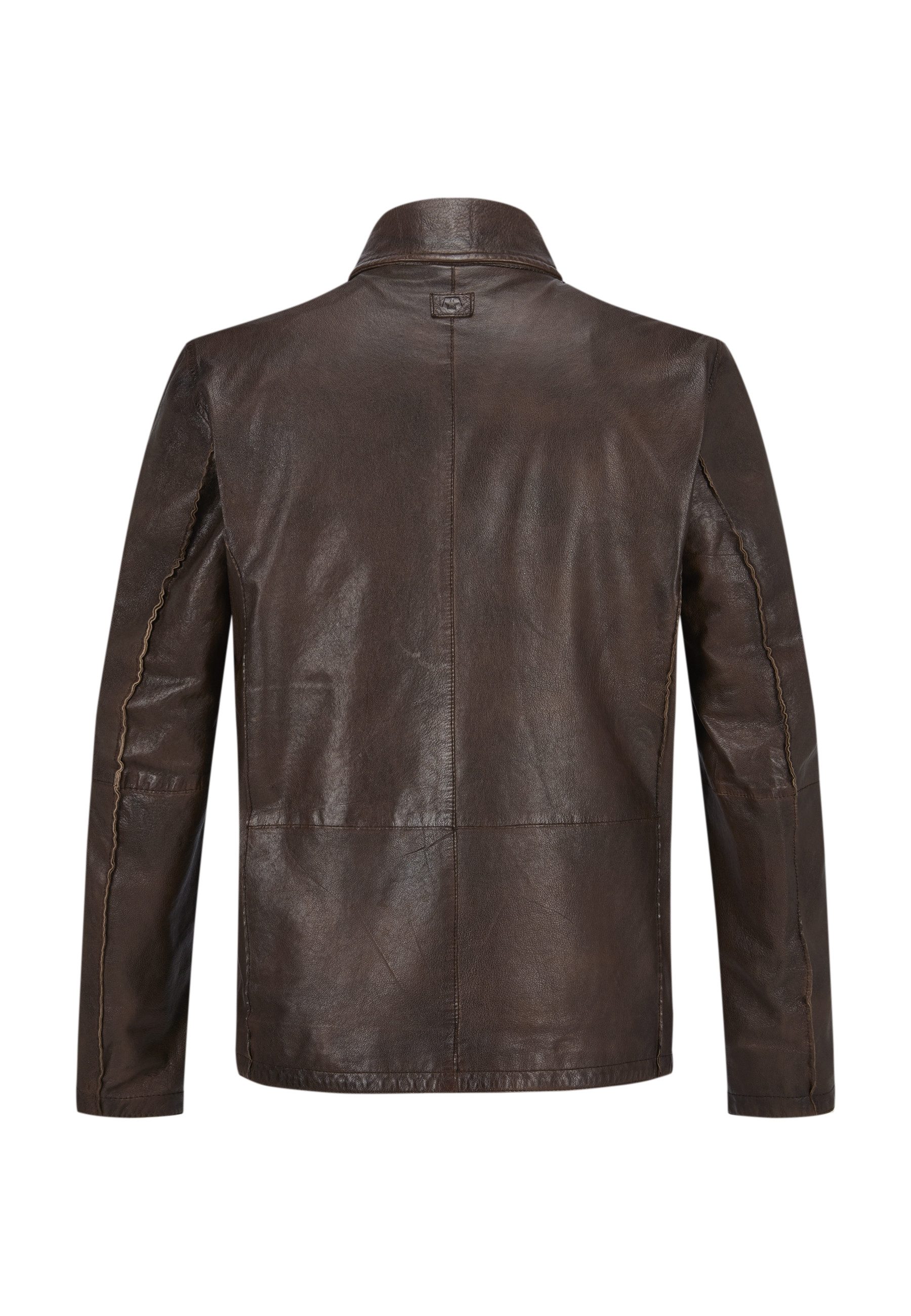 Milestone Lederjacke MSHampton Herren Bikerjacke Jacke Leder klassisch norm günstig online kaufen