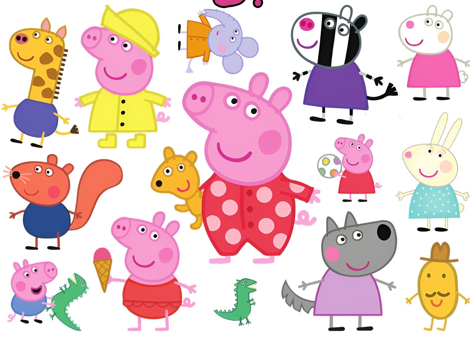 Kindertattoo Peppa Pig Kindertattoos Abwaschbar Party Geburtstag Wasserfest Tattoo