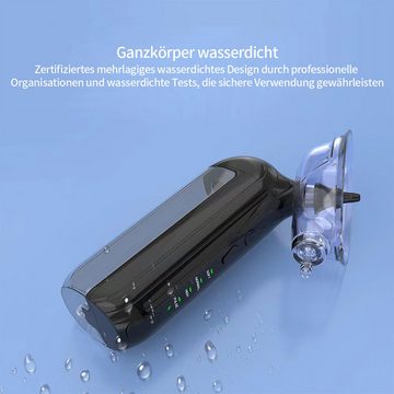 Novzep Ohrenreiniger Hydrodynamischer Ohrreiniger, Elektrisches Ohrschmalz-Entfernungsset mit 4 Druckmodi, Wasserdicht