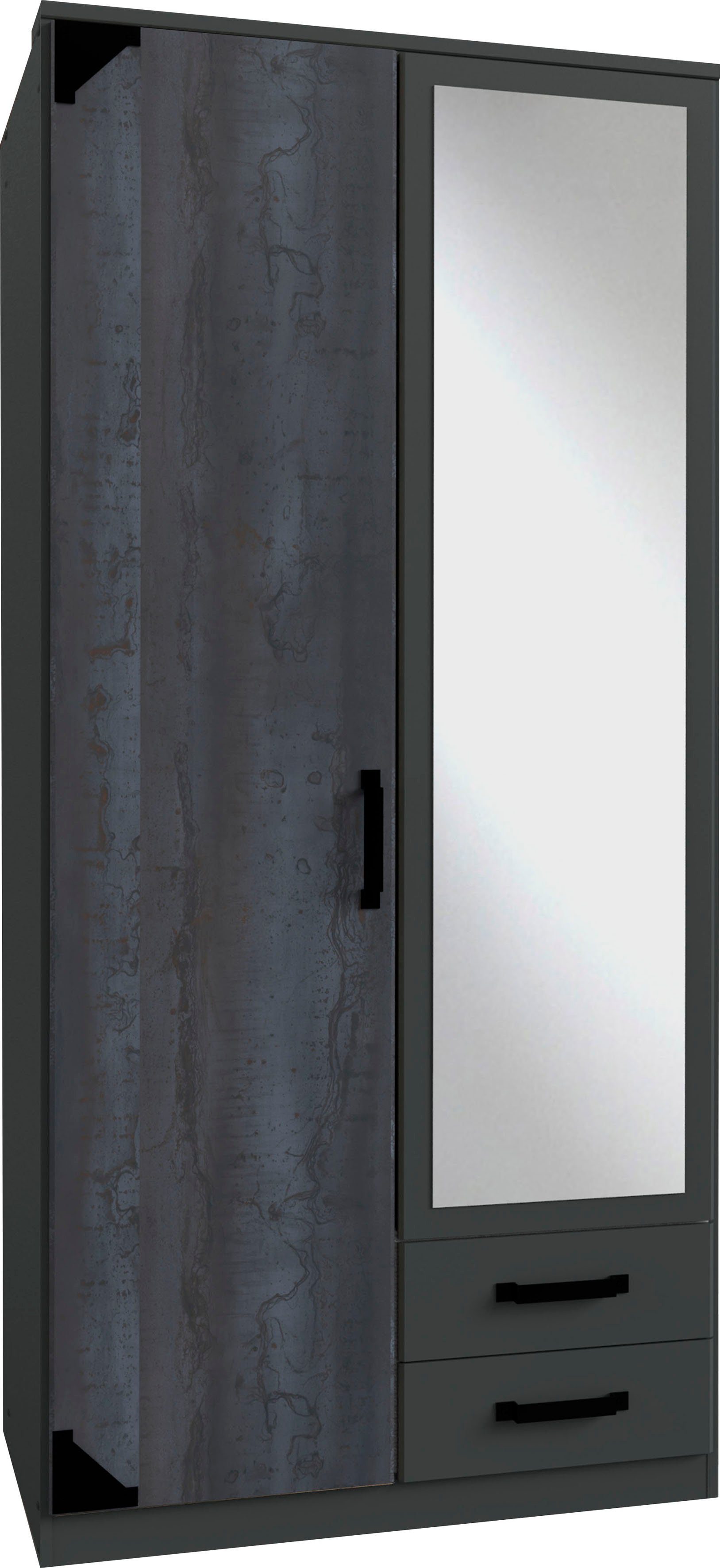 Wimex Drehtürenschrank Bochum mit Spiegel günstig online kaufen