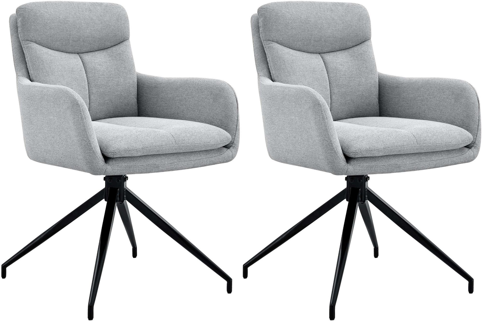 CLP Esszimmerstuhl SOMERS STOFF (2er Set), günstig online kaufen