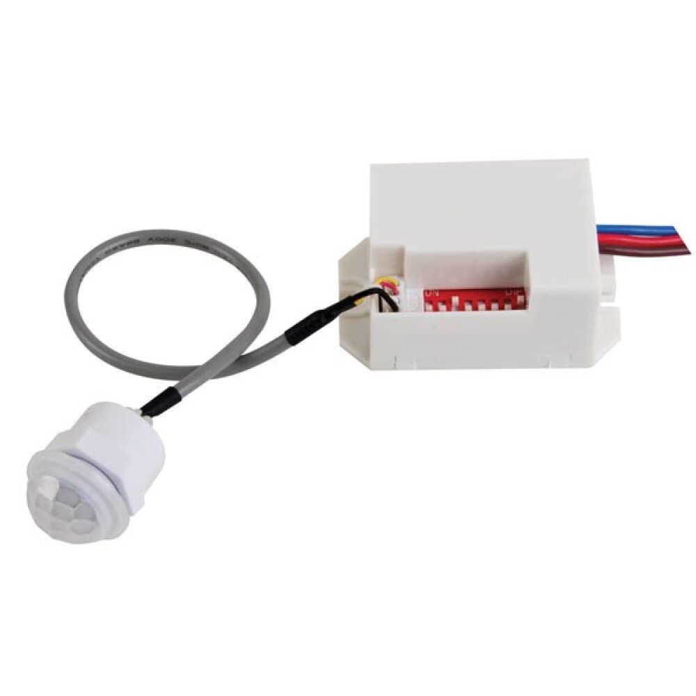 PEREL Bewegungsmelder PIR-Bewegungsmelder - zum Einbauen - 230 Vac, (1-St)