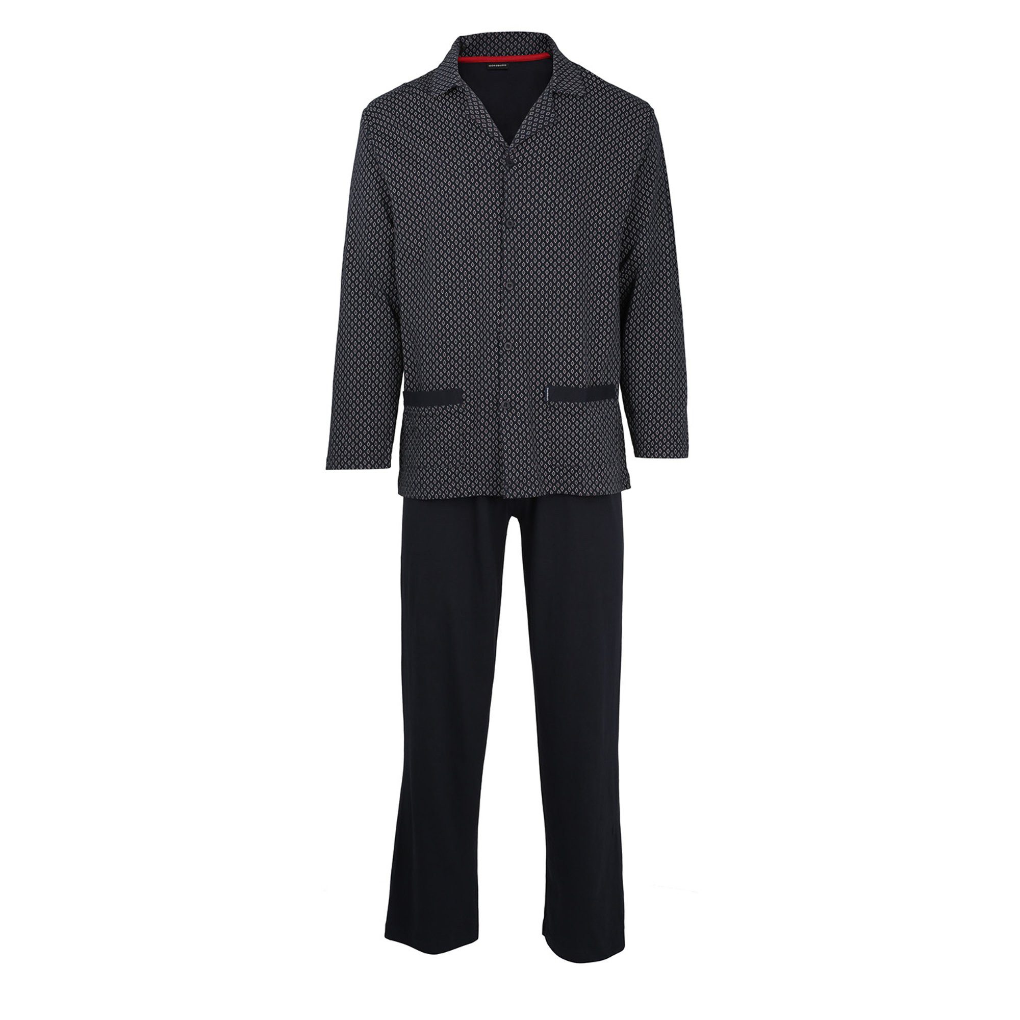 GÖTZBURG Pyjama Herren Pyjama Baumwolle (2 tlg) günstig online kaufen