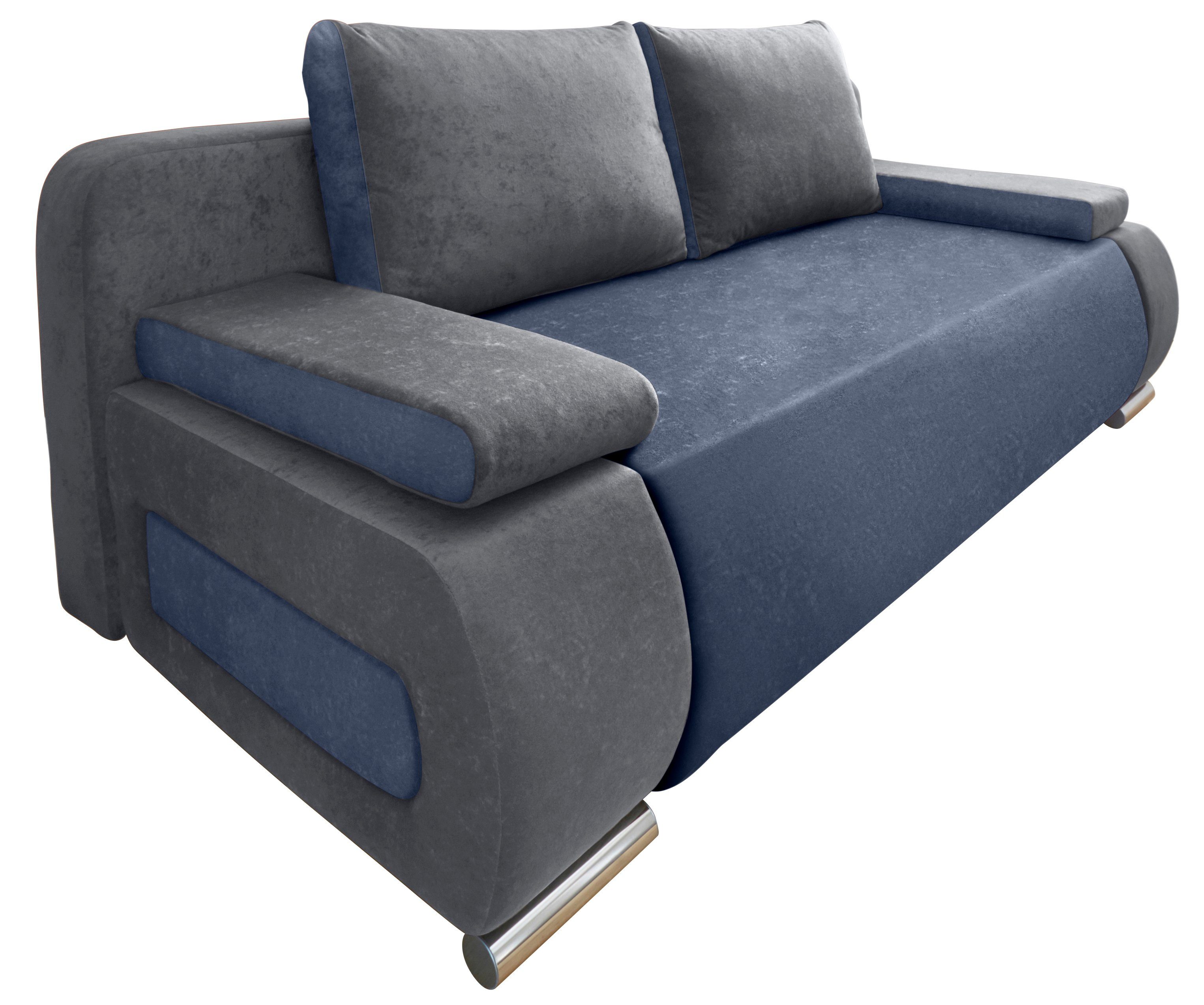 AB Moritz, Schlafsofa COLLECTION Bettfunktion,Bettkasten,Komfortablem Bonnelfederkern,Rückenkissen