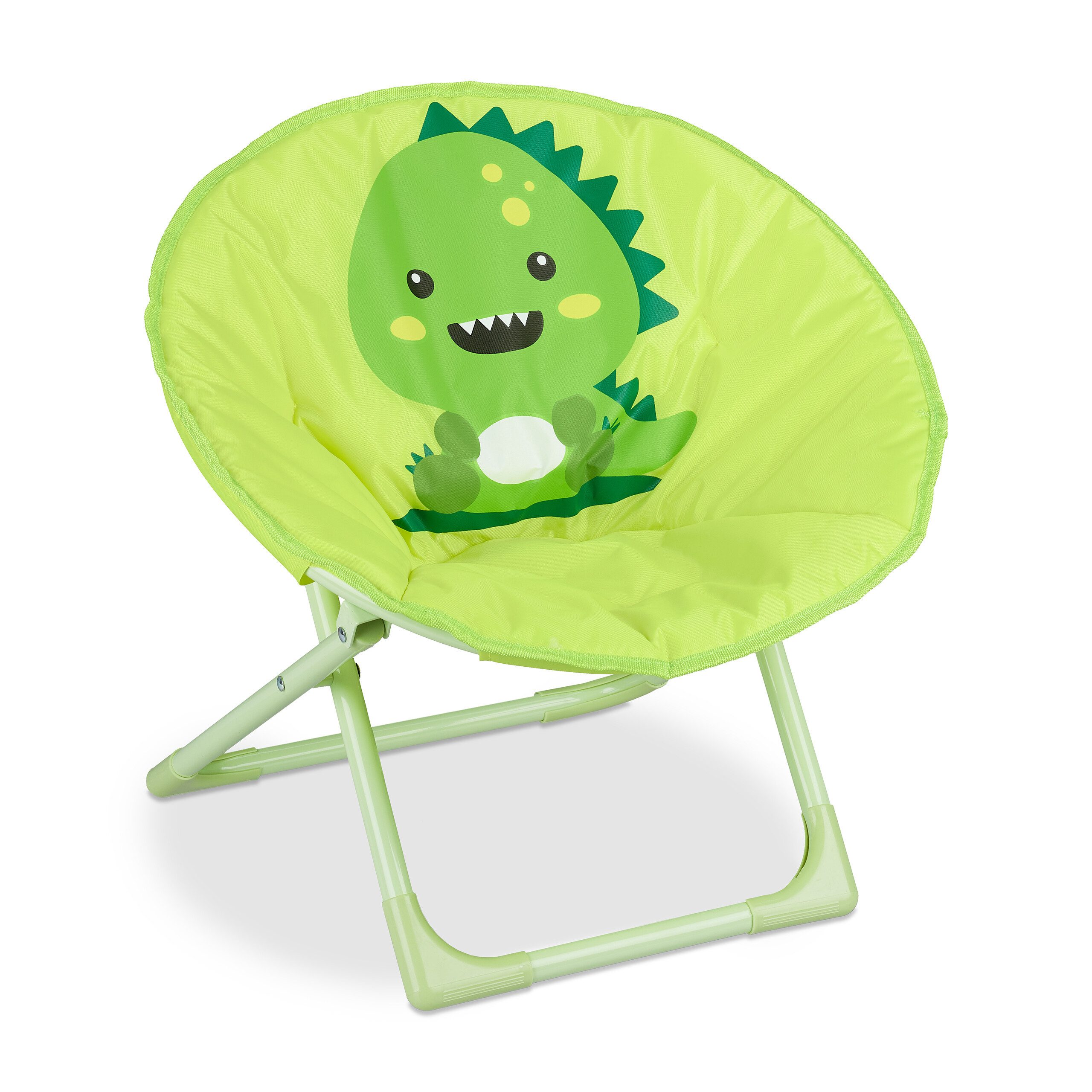relaxdays Campingstuhl Faltbarer Moonchair für Kinder (1 St), Monster