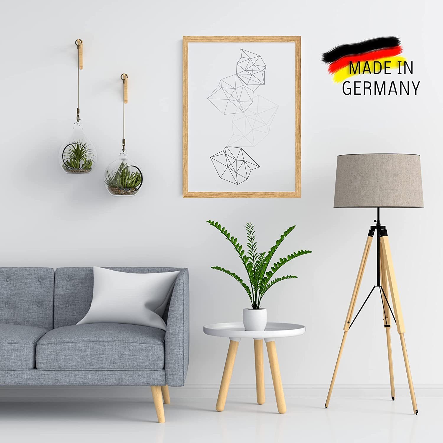 Clamaro Rahmen, Bilderrahmen Eiche Catania CLAMARO Collage nach Maß FSC® Ho günstig online kaufen