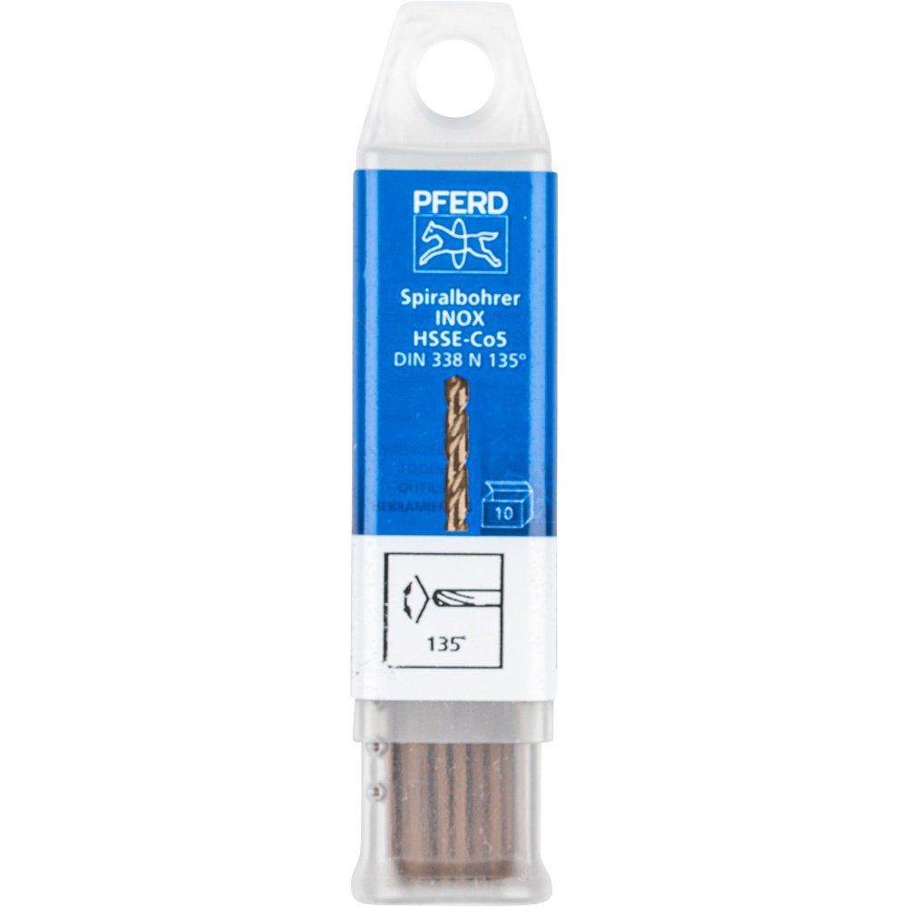 Thumbnail - Pferd Mehrzweckbohrer PFERD SPB DIN 338 HSSE N 1,5 INOX 25203549 Spiralbohrer Gesamtlänge