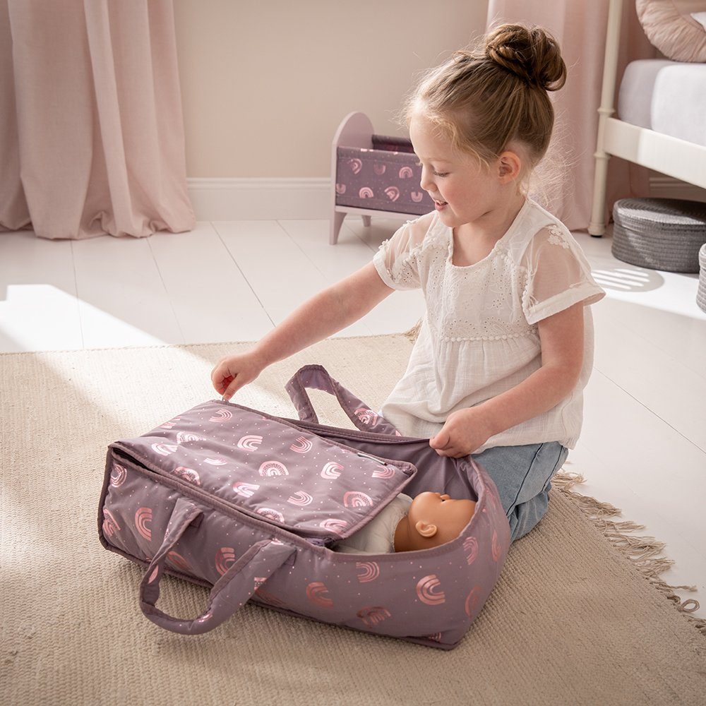 howa Puppen Tragetasche rainbow, 48 cm Puppenzubehör für Babypuppen