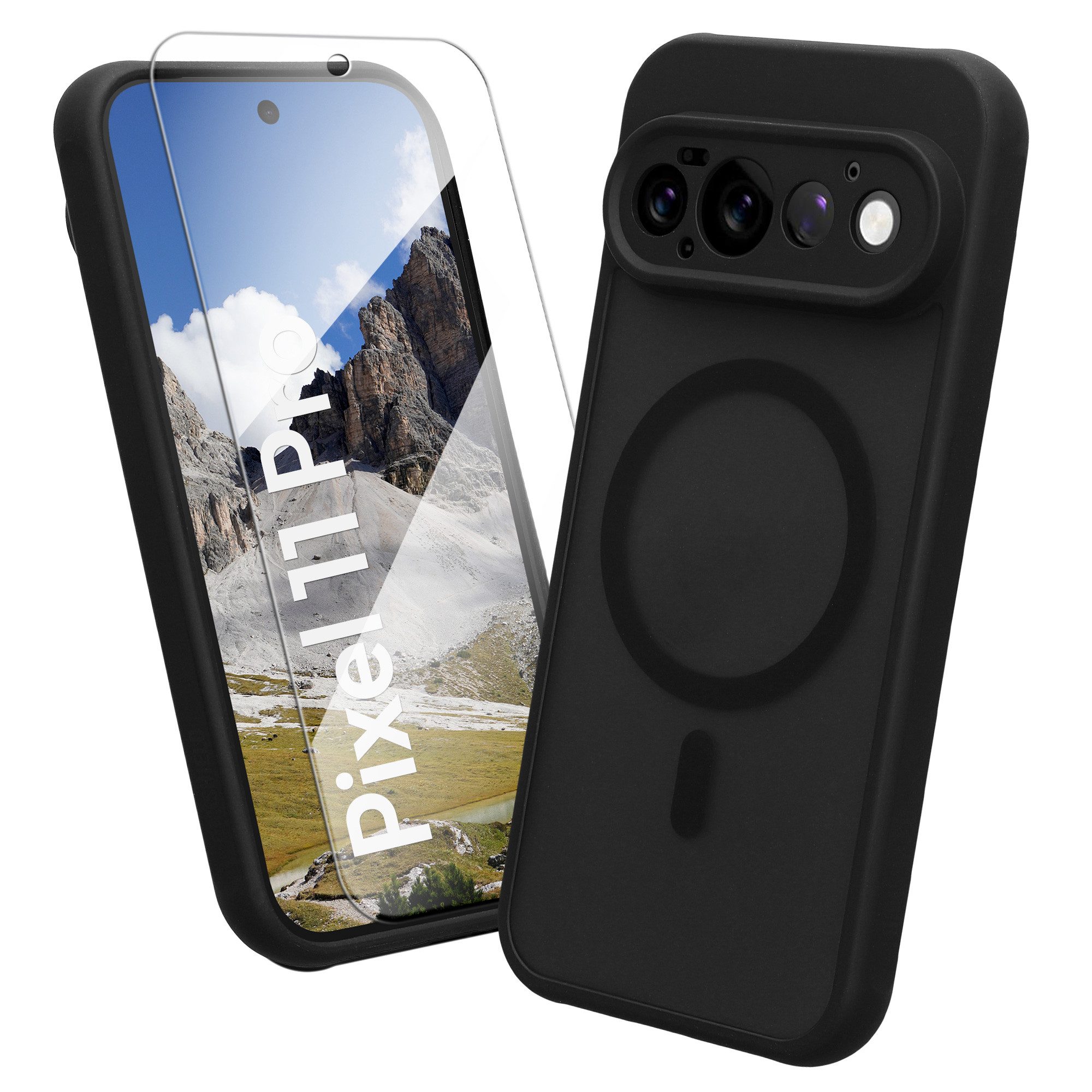 Oakshield Smartphone-Hülle Hülle für Google Pixel 11 Pro Handyhülle transparent, Schutzhülle stoßfest mit Kameraschutz - Case