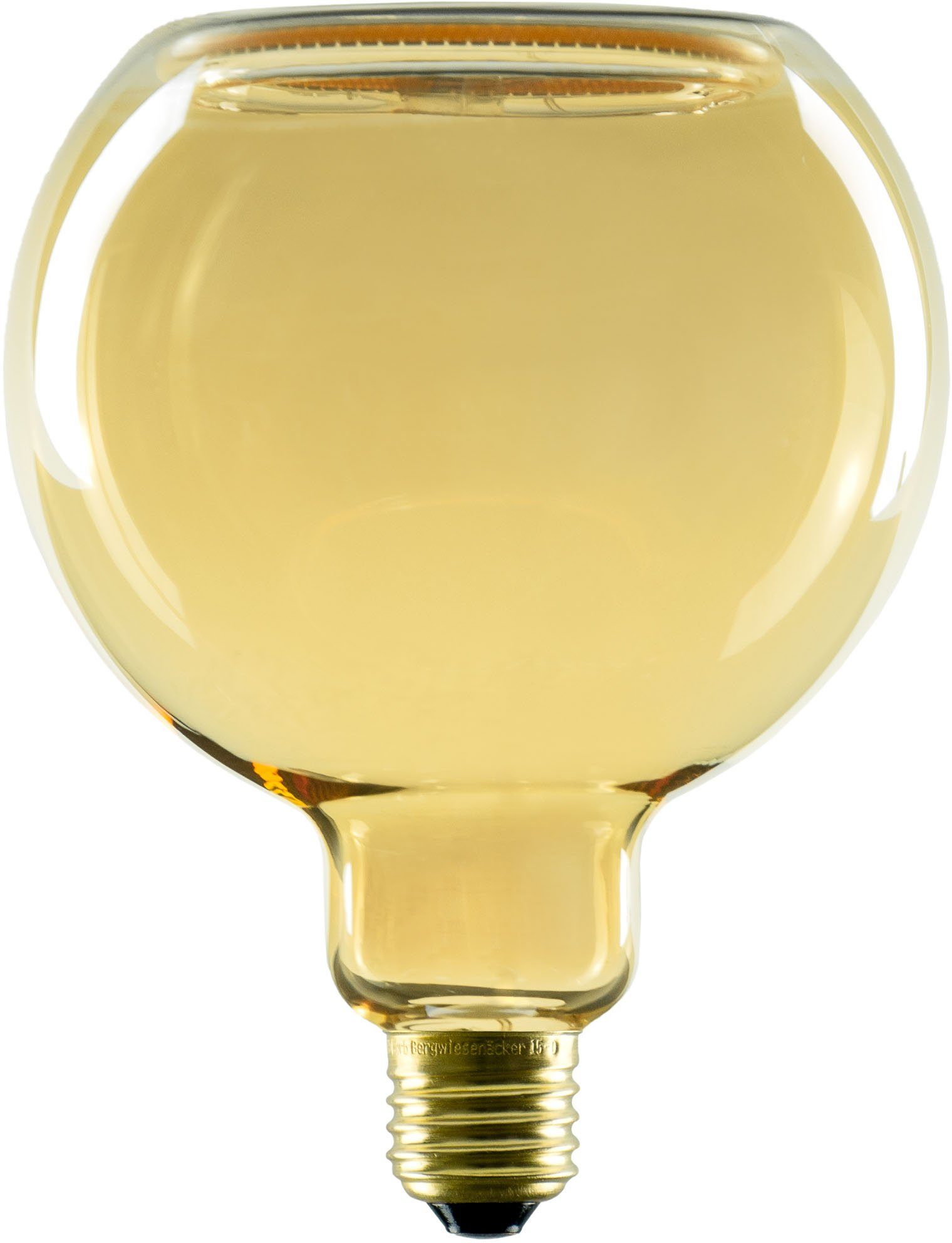 SEGULA LED-Leuchtmittel LED Floating Globe 125 gold, E27, Warmweiß, dimmbar, E27, Floating Globe 125 gold