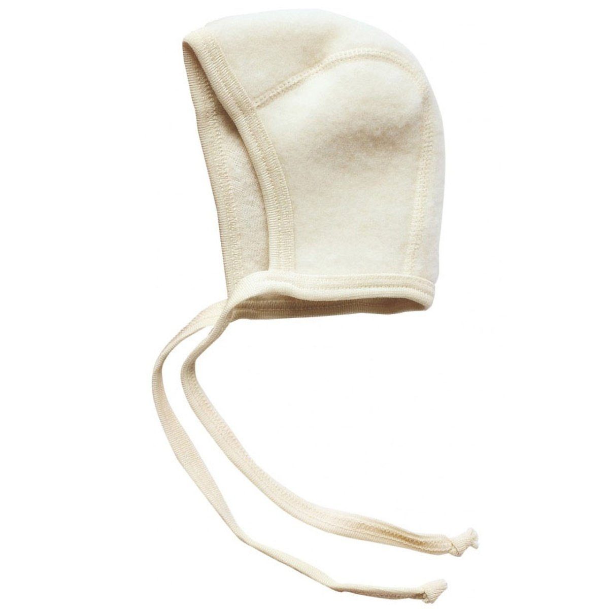 Engel Naturtextilien Erstlingsmütze (1-St) Baby Fleece Häubchen aus Bio Merinoschurwolle