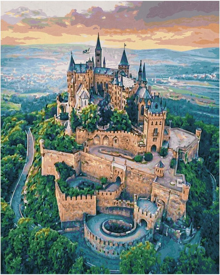 Thumbnail - Schipper Malen nach Zahlen Malen nach Zahlen Master Class 40x50cm Burg Hohenzollern 609130882