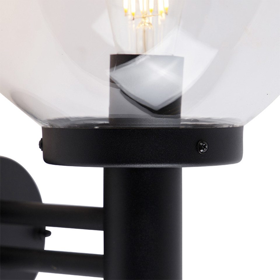 Qazqa Außen-Wandleuchte Sfera, ohne Leuchtmittel, E27, günstig online kaufen