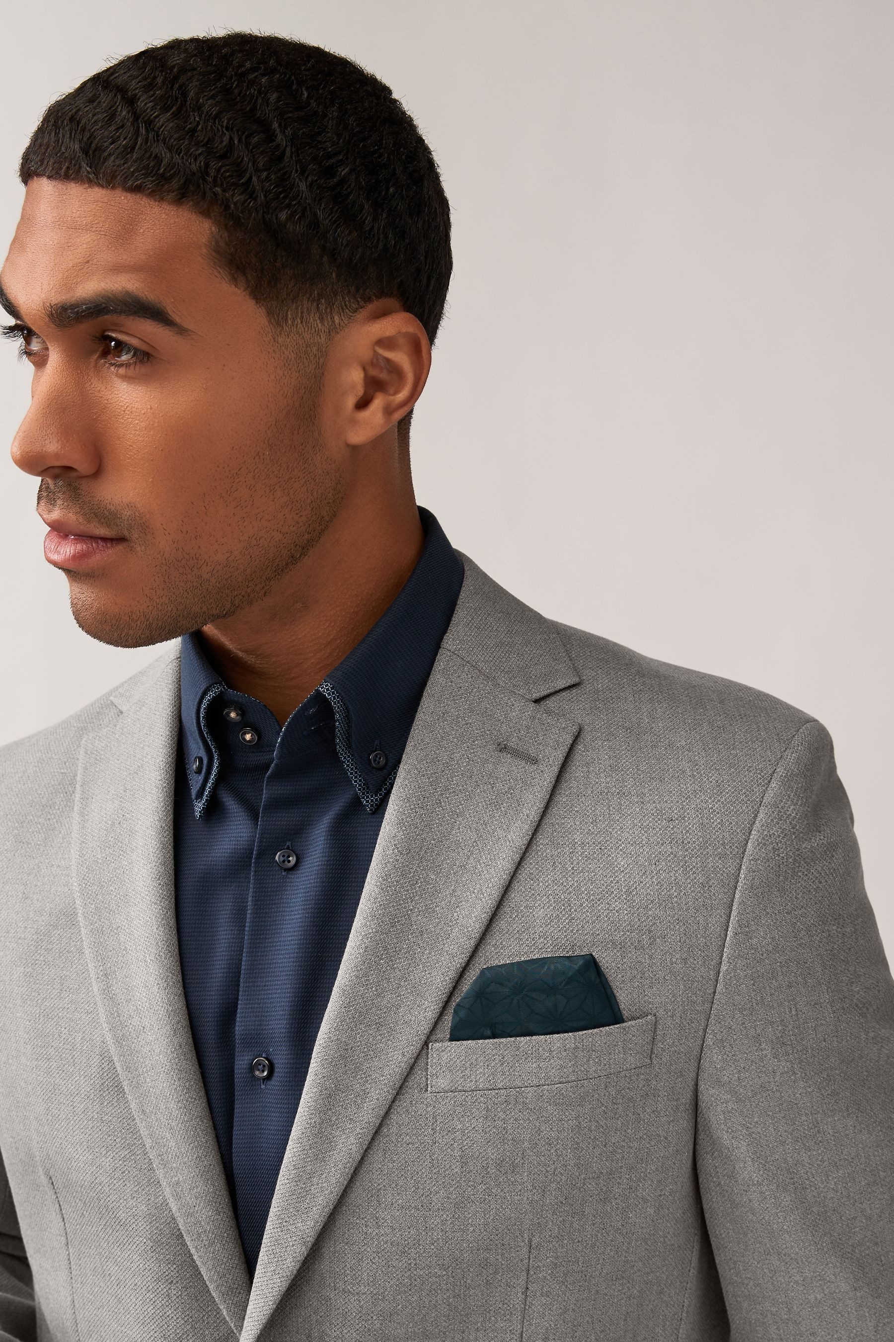 Next Baukastensakko Baukasten-Anzugsakko im Regular-Fit mit Textur (1-tlg)