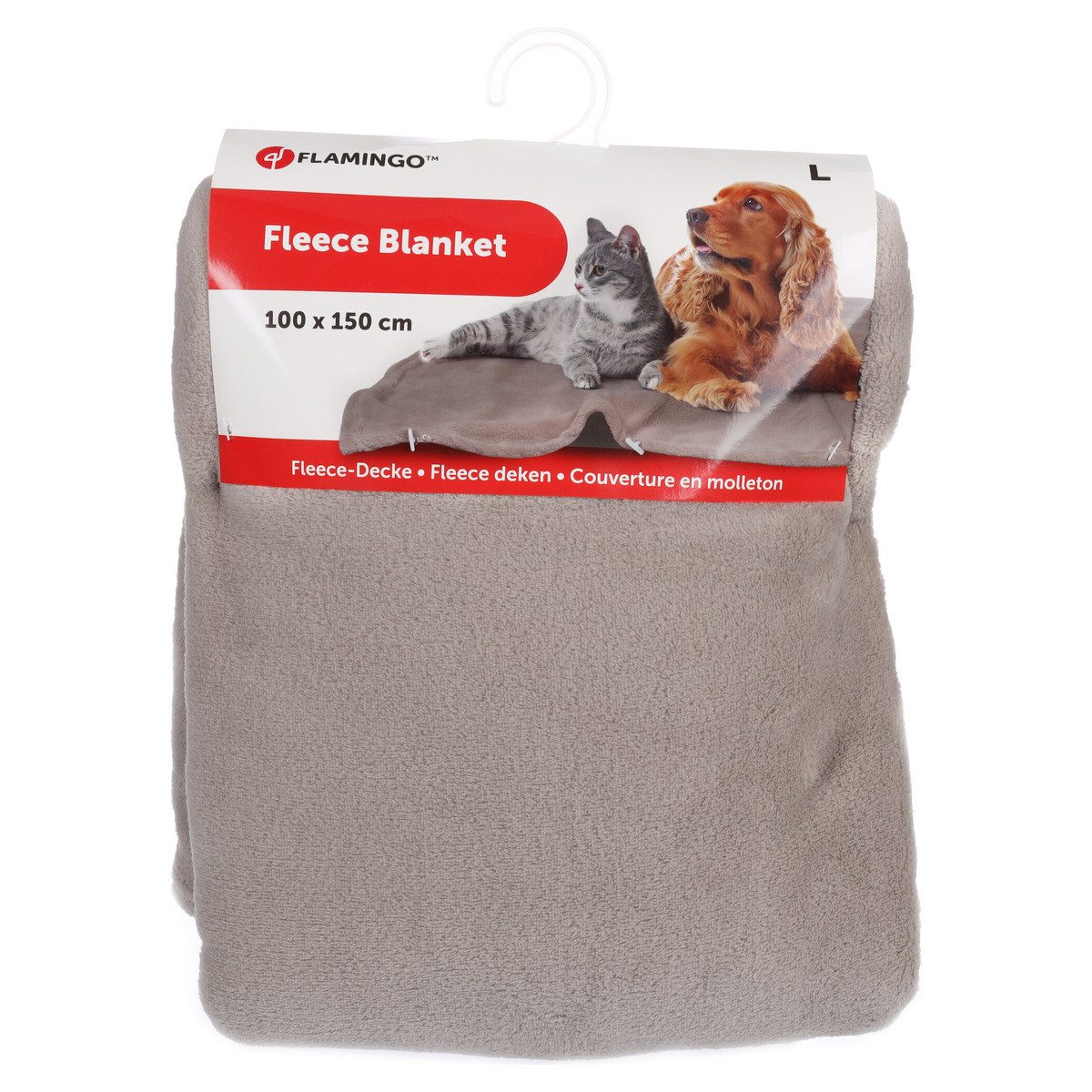 Flamingo Tierdecke Decke Nardo rechteckig beige günstig online kaufen