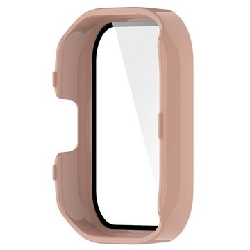 Wigento Smartwatch-Hülle Full TPU Watch Rosa für Xiaomi Redmi Watch 3 Cover Etuis Schutzhülle