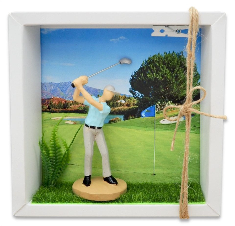 ZauberDeko Geschenkbox Geldgeschenk Golf Mann Golfzubehör Hobby Geburtstag Weihnachten