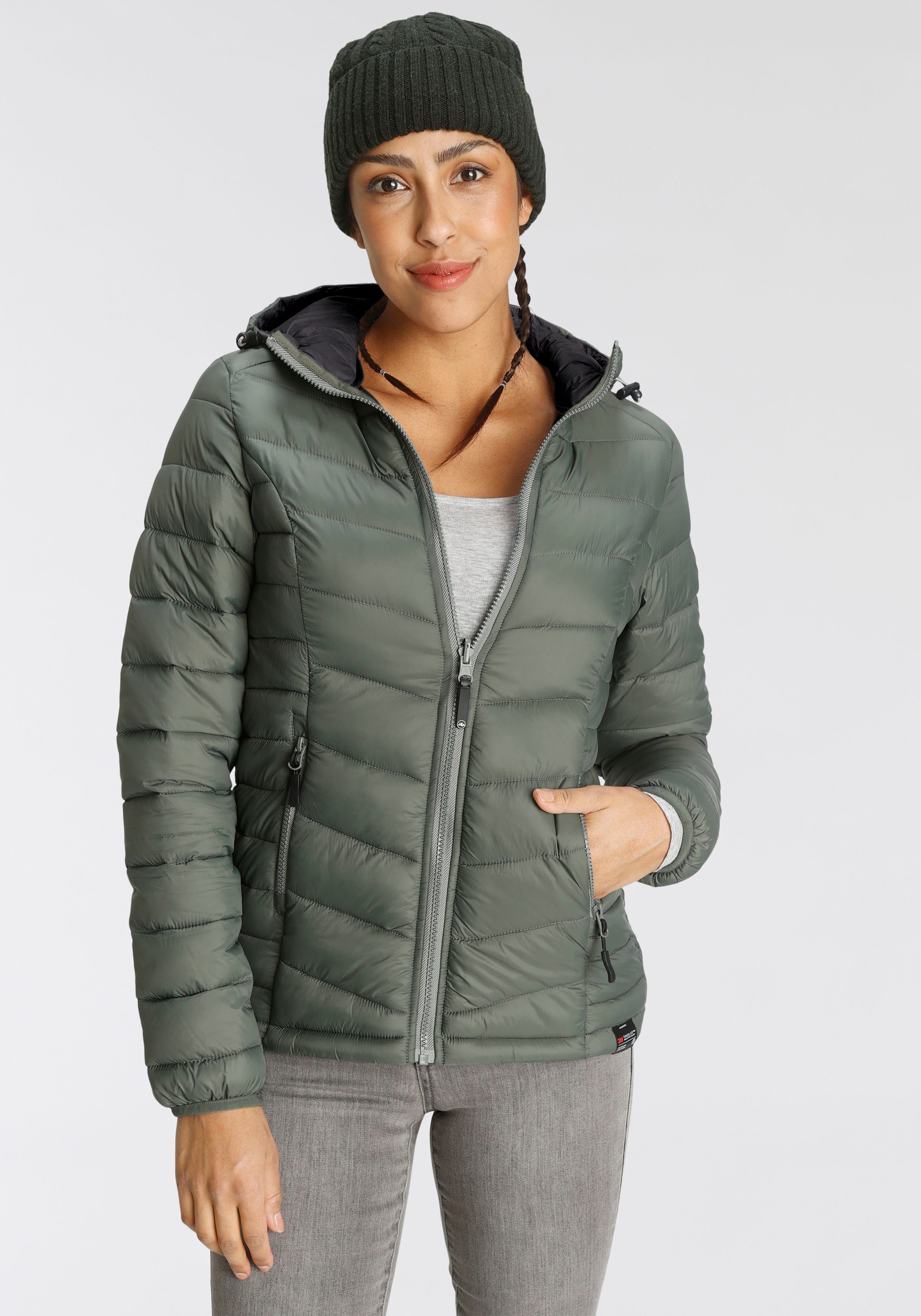 Polarino Steppjacke Übergangsjacke für kühle Tage, aus leichtem Webmaterial günstig online kaufen