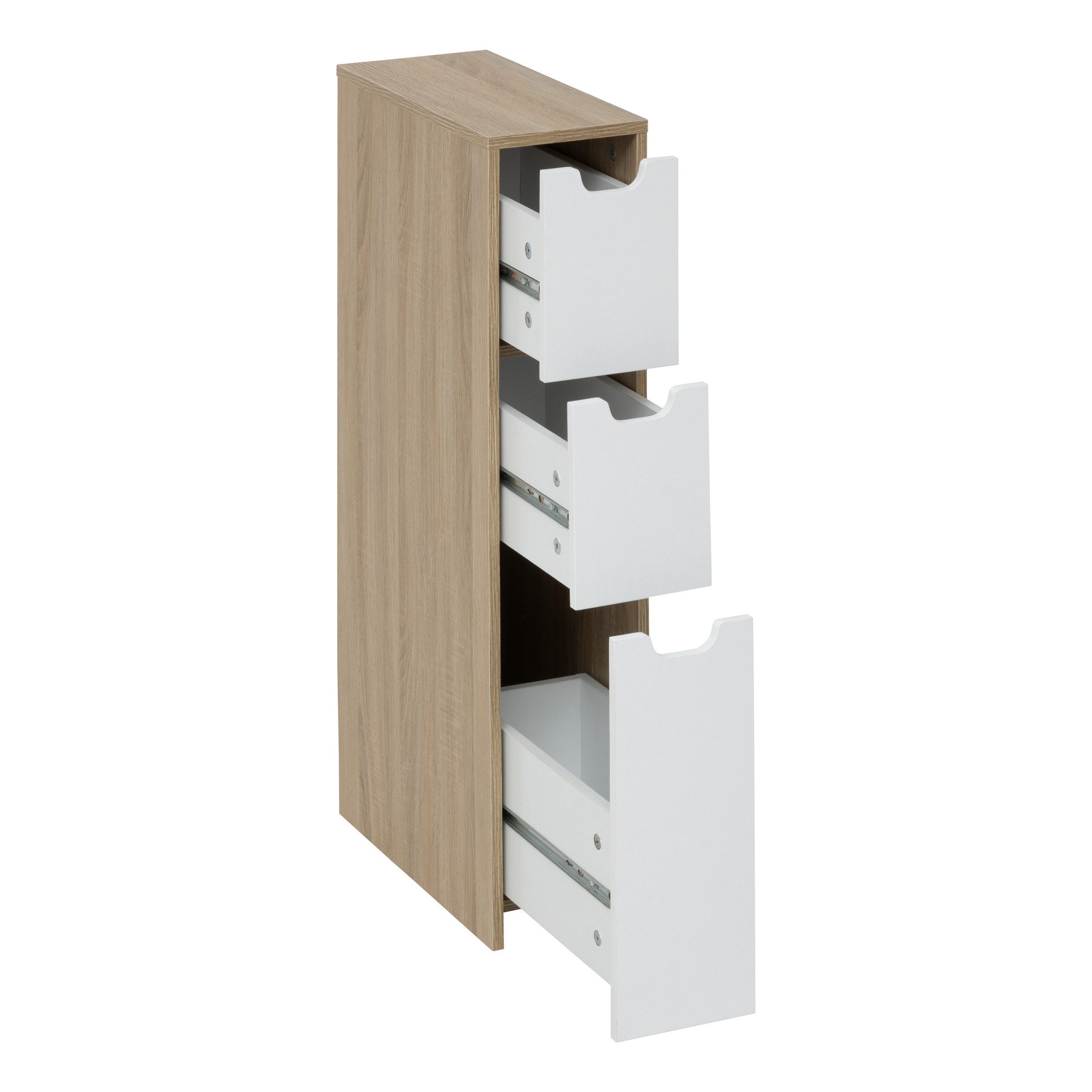 5five Simply Smart Regal Schmaler modulare Schrank LOA, 3 Schubladen, 80 cm – Bild 2 von 5
