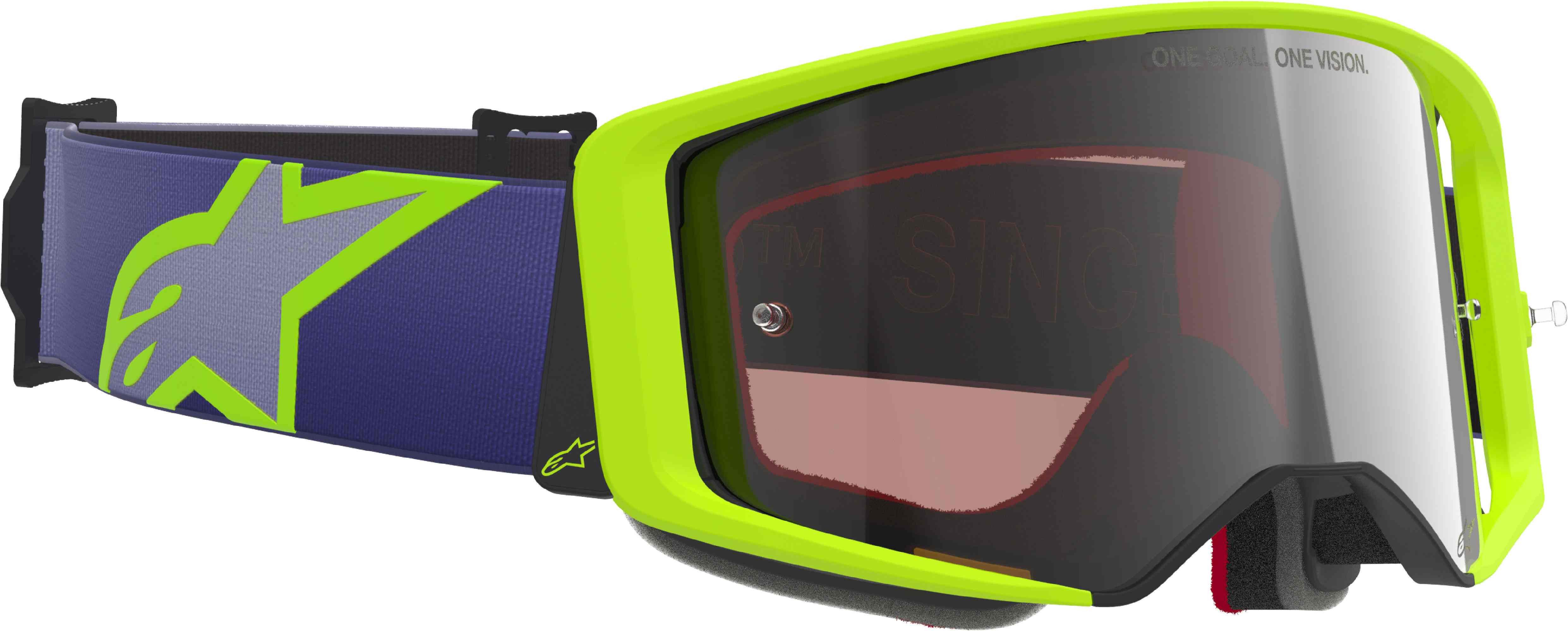 Alpinestars Motorradbrille Supertech Vision Corp Motocross Brillen, Mit Band