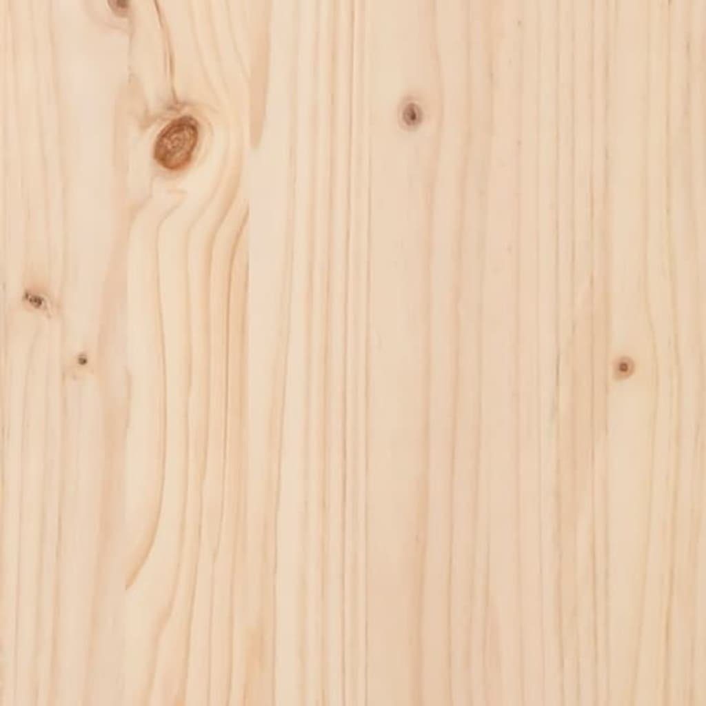 cm Massivholz Kiefer Ablage (1 Blumentopf Pflanzkübel 82,5x54x81 vidaXL St) mit Natur
