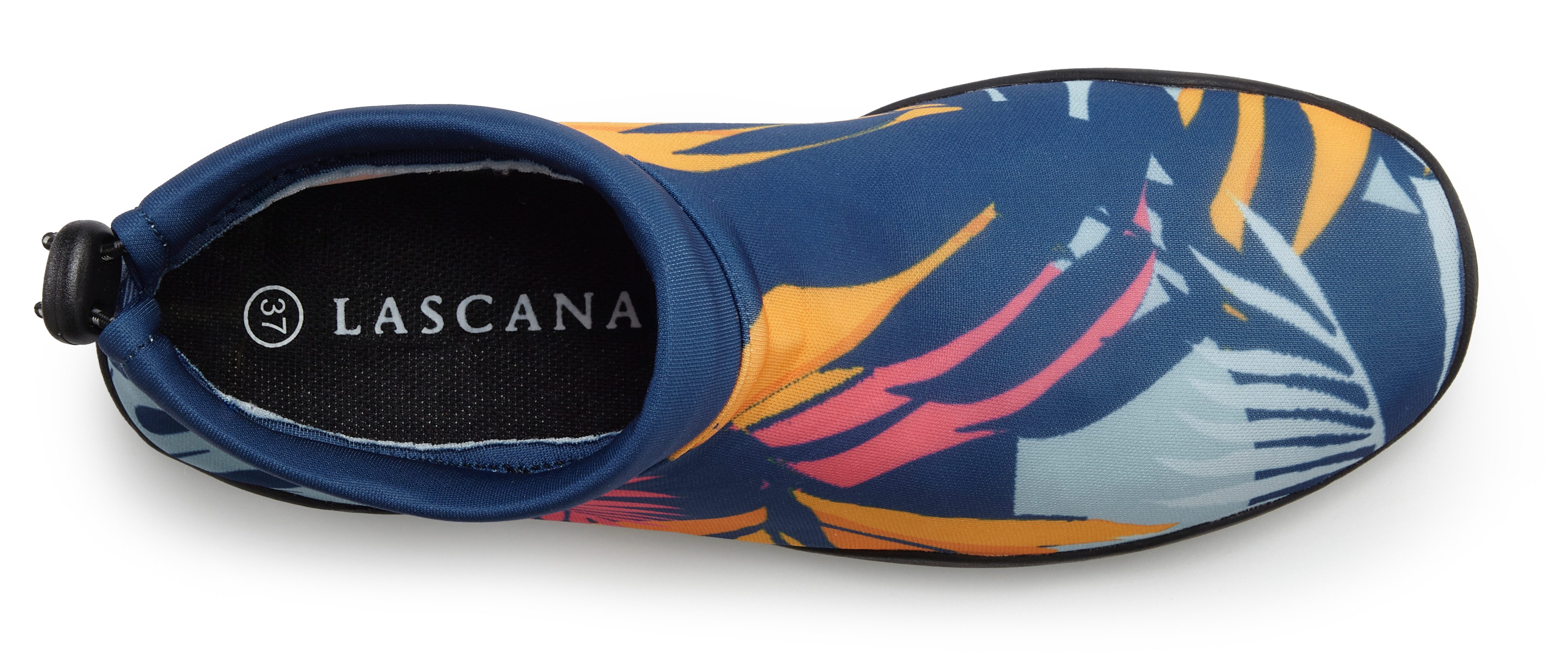 LASCANA Badelatsche, Badeschuhe Badeschuh Aquaschuh, Slipper, Wasserschuh ultraleicht und schnelltrocknend VEGAN
