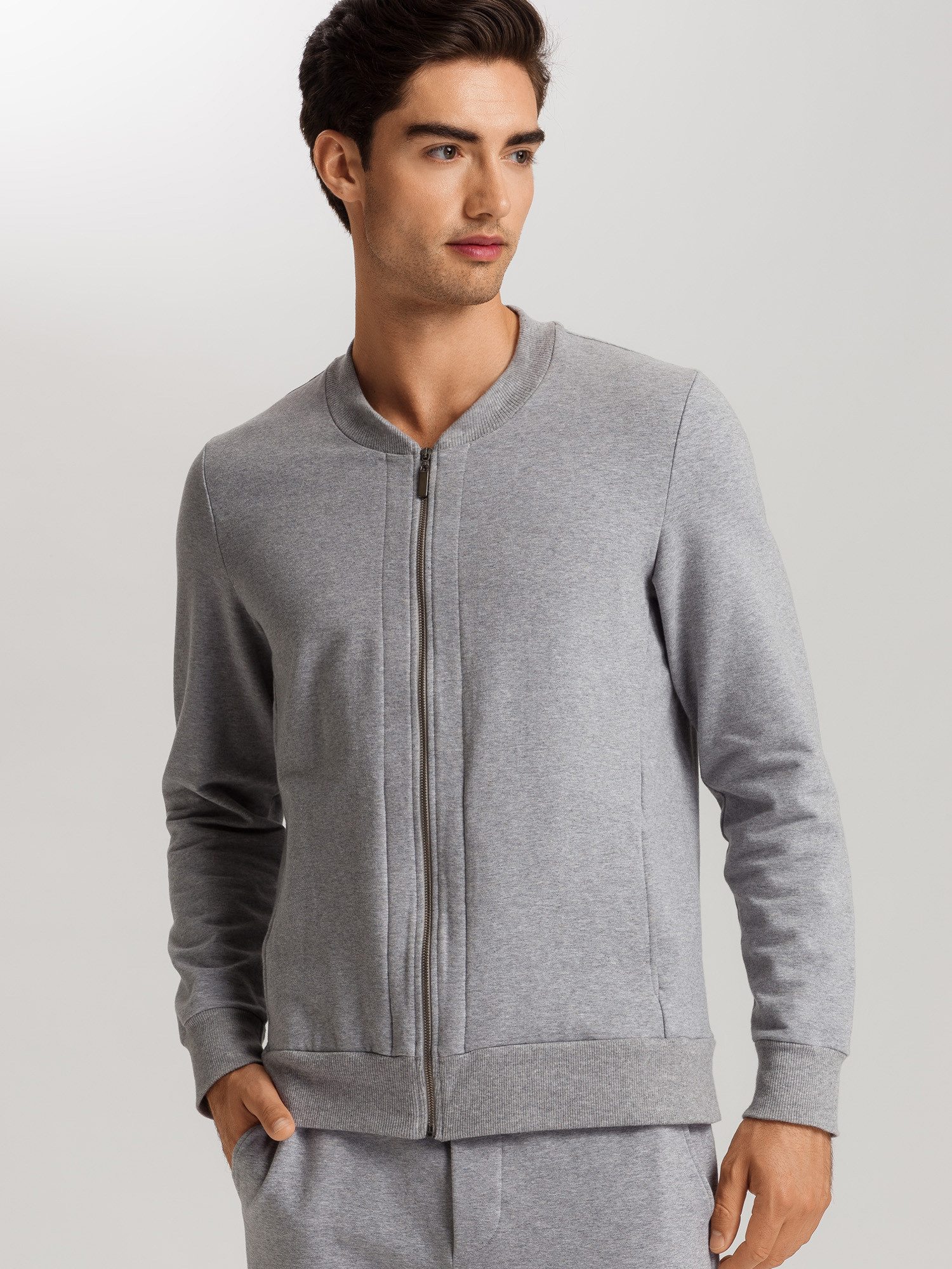 Hanro Sweatjacke Natural Living Sweat-jacken übergans-jacke jogging