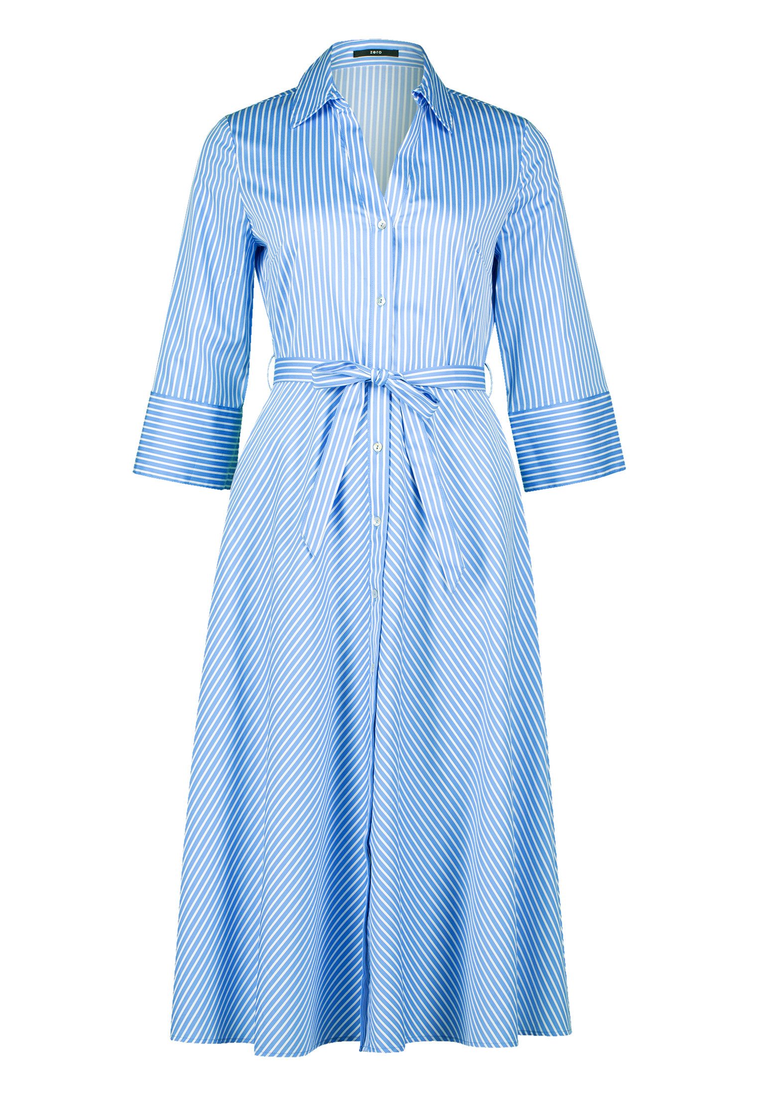 Zero Midikleid zero Midikleid mit Bindegürtel günstig online kaufen