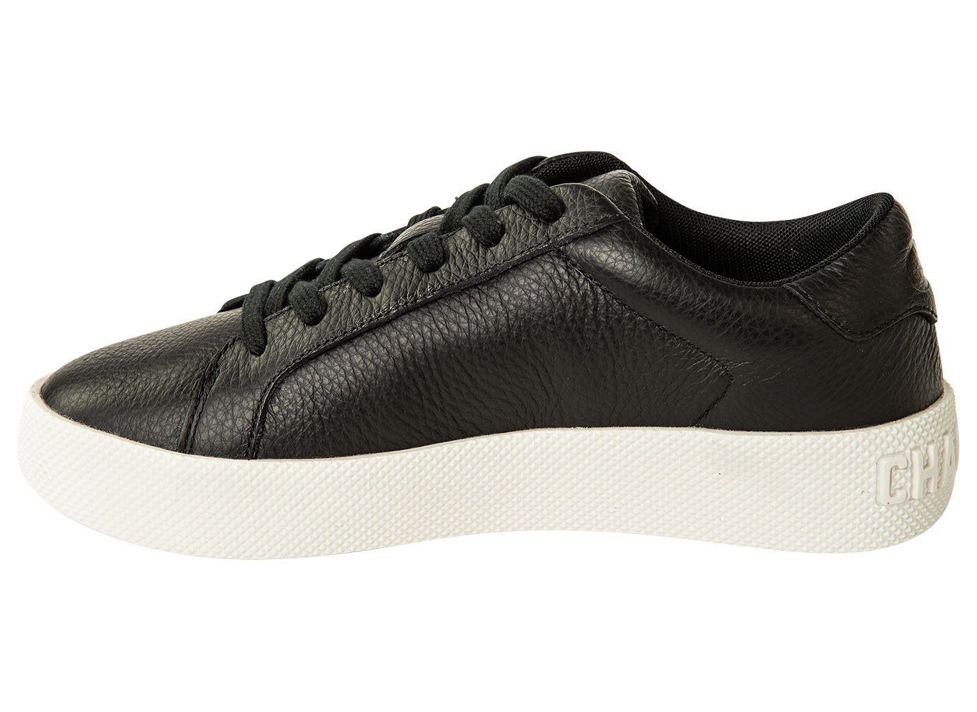 Champion Sneaker Era Schwarz Lederschuh, Damen - Sneaker Logo Leather,