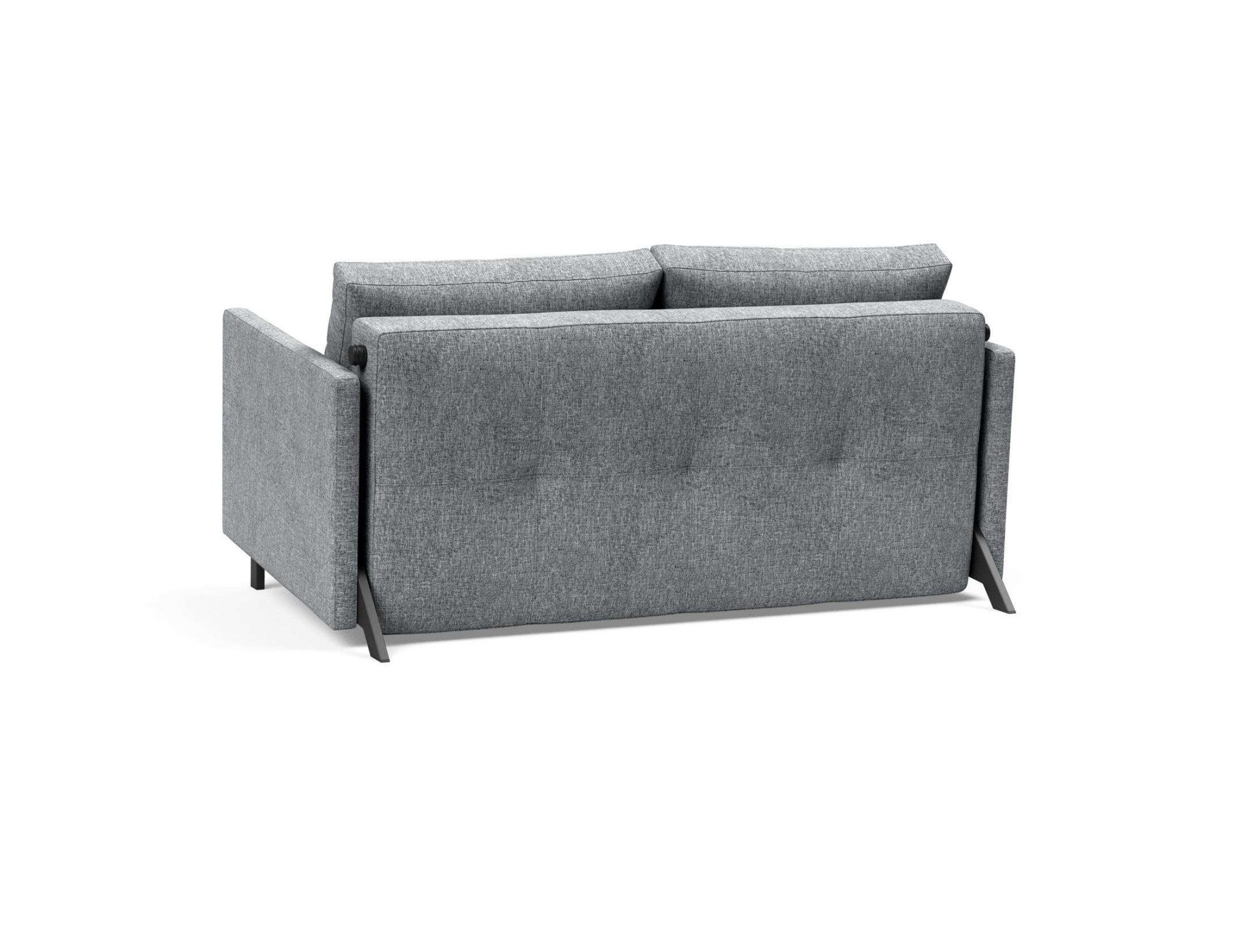 INNOVATION LIVING ™ Schlafsofa Cubed Klappsofa, hochwertige Schlaffunktion, Design und extra Komfort, Frontauszug, sehr platzsparend, abgewinkelt Sitzen, waagerecht liegen