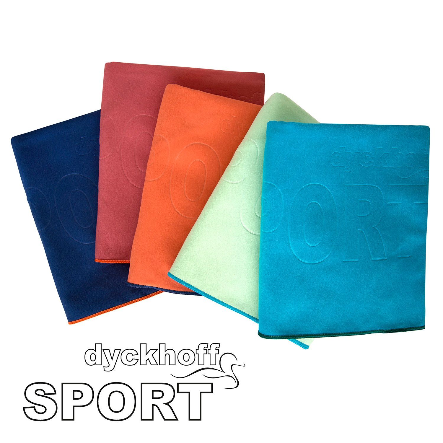 Dyckhoff Sportmatte Dyckhoff Sporttuch Multi Papaya Mikrofaser