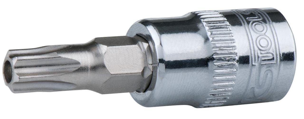 KS Tools 918.3950 3/8 Bit-Stecknuss TX Mit Stirnlochbohrung TB60 - Hochglanz Verchromt