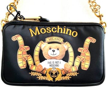 Moschino Umhängetasche Moschino Umhängetasche, Crossbody Bag / Schultertasche, Clutch, Gold Kette