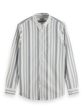 Scotch & Soda Langarmhemd Hemd Gestreiftes Langarmhemd essential Oxford (1-tlg)