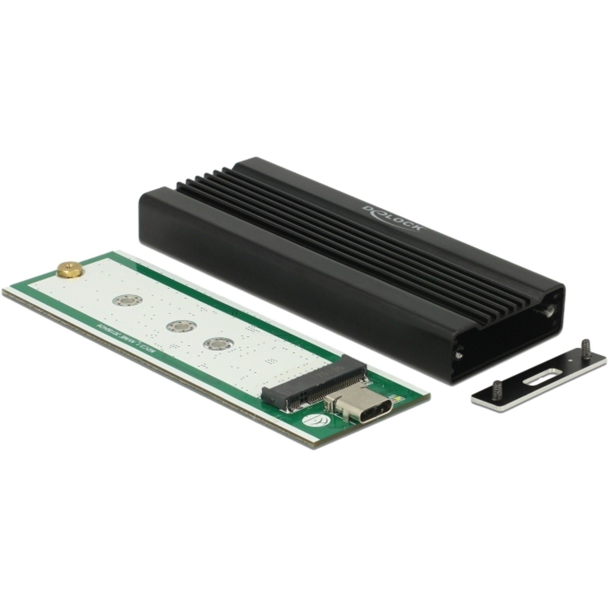 Festplatten-Gehäuse DeLOCK Externes Gehäuse für M.2 NVMe PCIe SSD