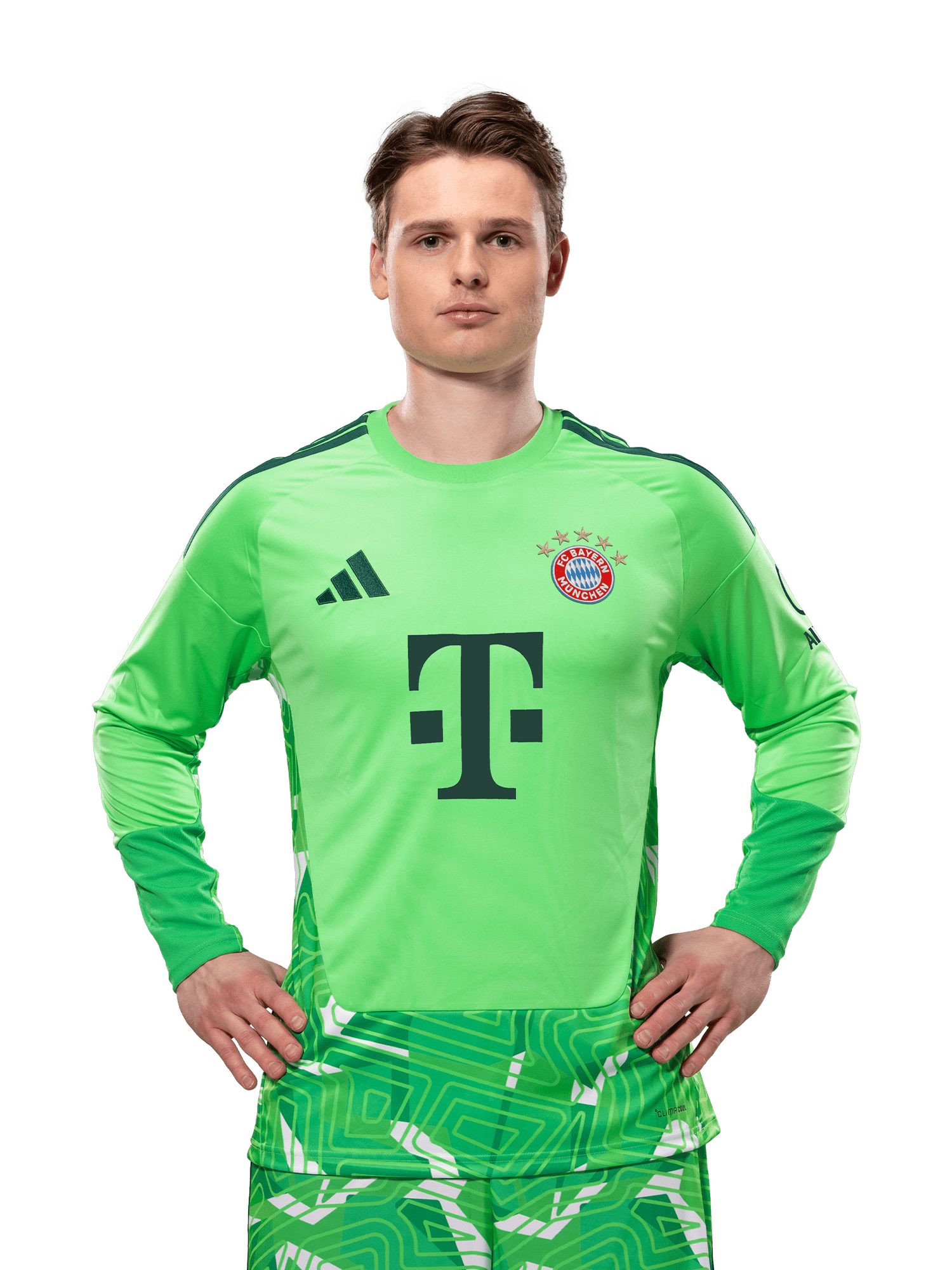 adidas Performance Torwarttrikot FC Bayern München, Langarm Trikot Torwart 26-27, Herren, Grün