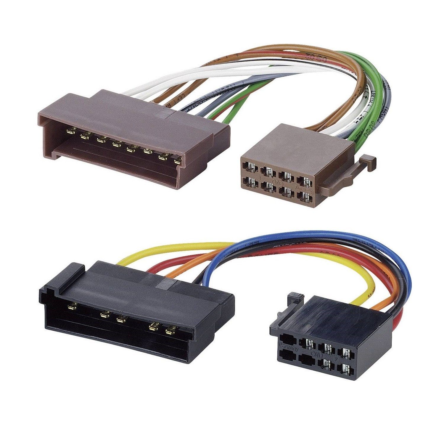 AIV ISO Autoradio-Adapter Auto-Radio Auto-Adapter ISO zu OEM Hersteller, Einbau ISO Auto-Radio OEM Verkablung für Ford Mazda