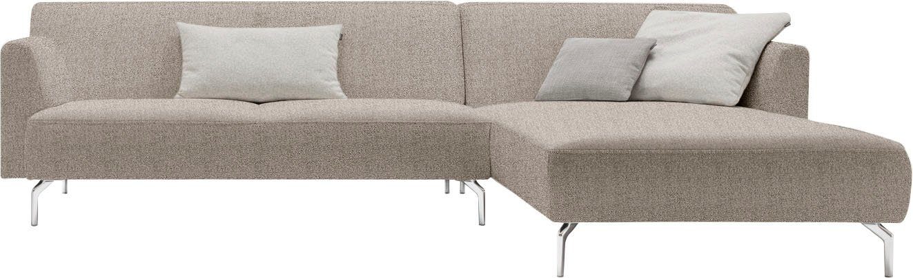 Breite Ecksofa hs.446, 296 schwereloser cm sofa minimalistischer, Optik, hülsta in