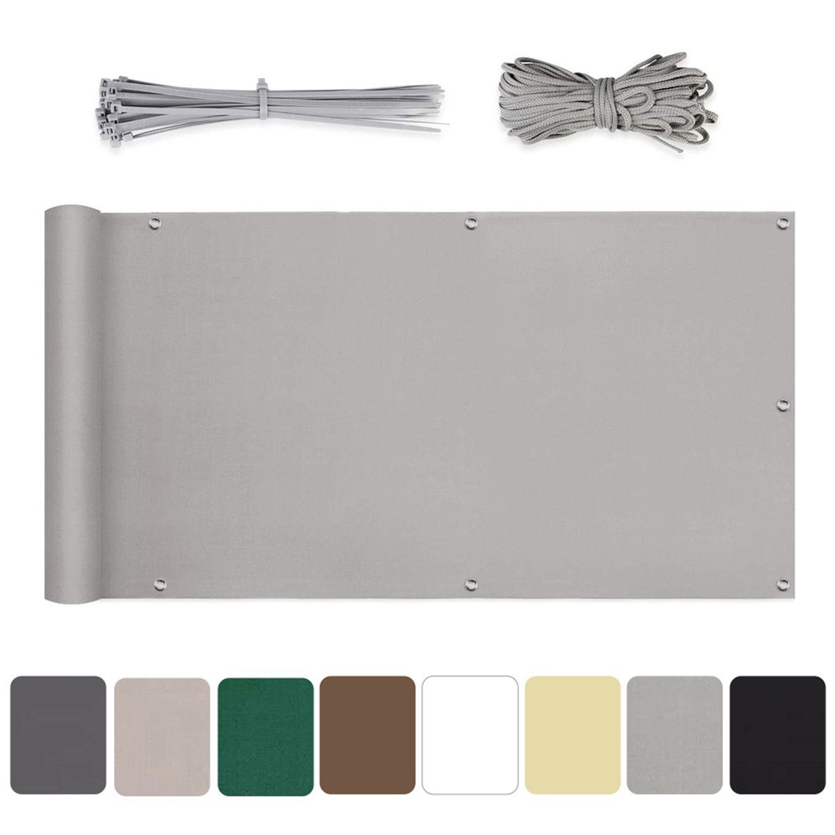 Sekey Balkonsichtschutz Polyester Balkonbespannungen Sichtschutz Garten Zau günstig online kaufen