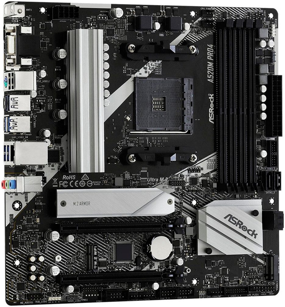 Asrock A520M Pro4 Mainboard