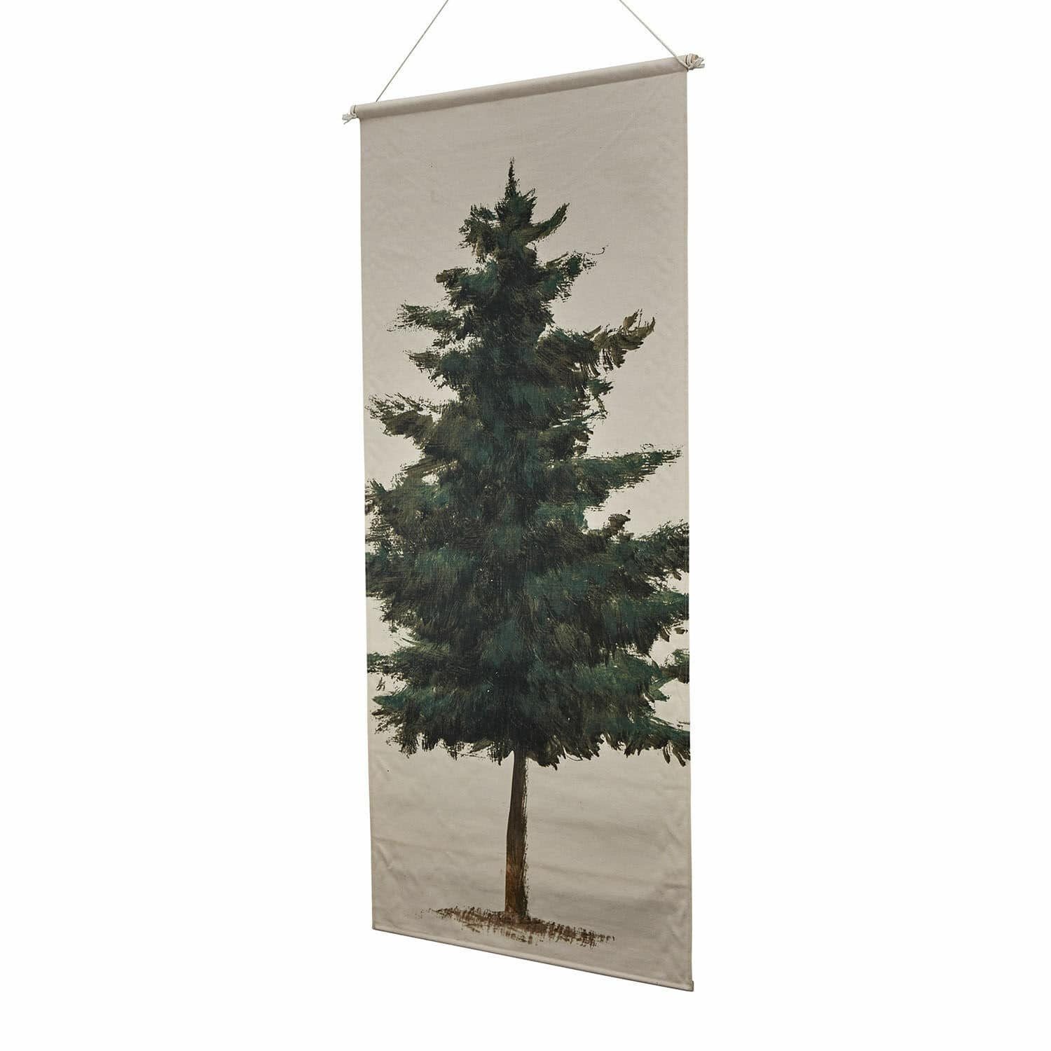Mirabeau Wanddekoobjekt Bild Pierrine grün/creme, Baum, Schmuckvolle Dekoration, Gedruckt auf Canvas