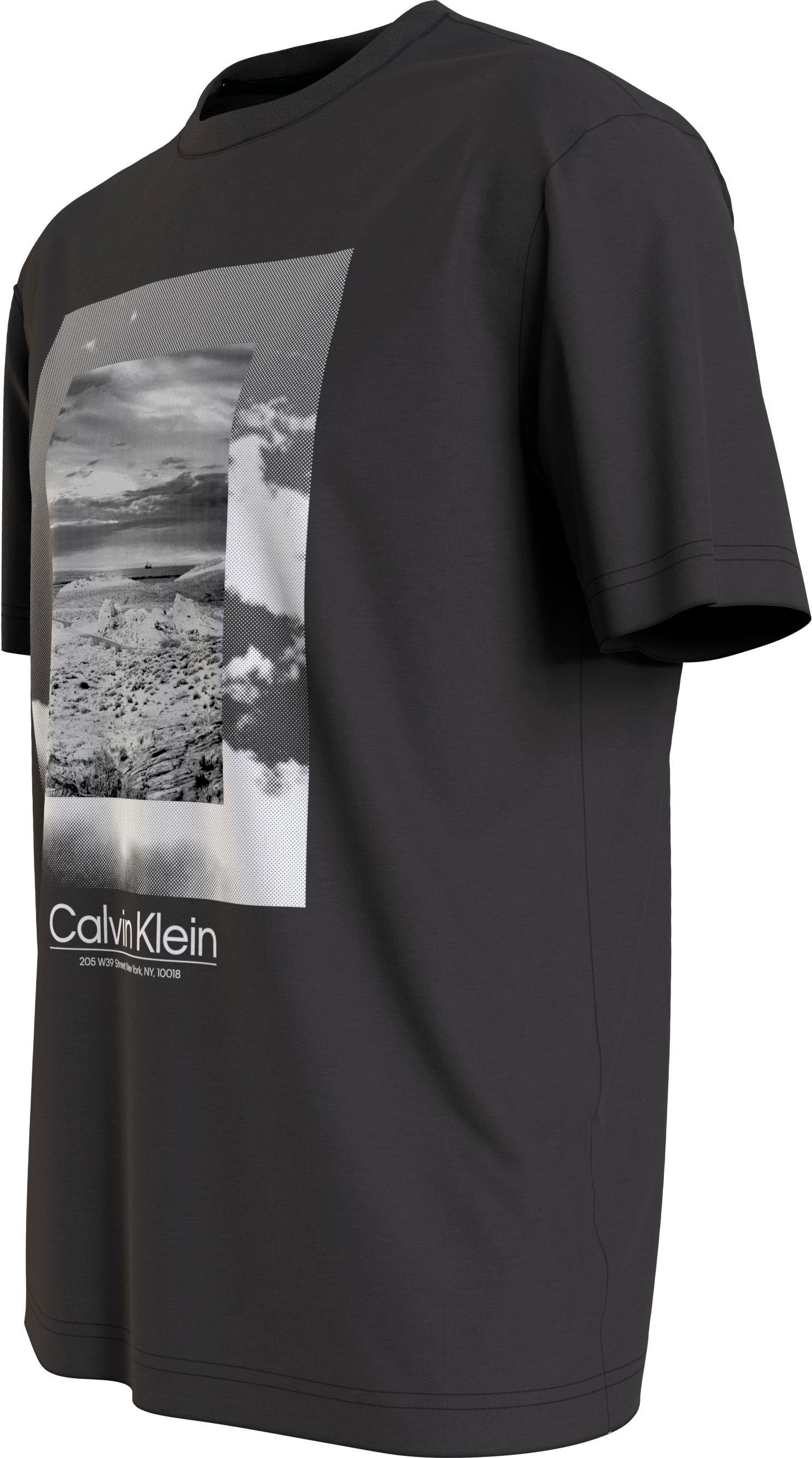 mit Calvin Big&Tall Print Klein T-Shirt