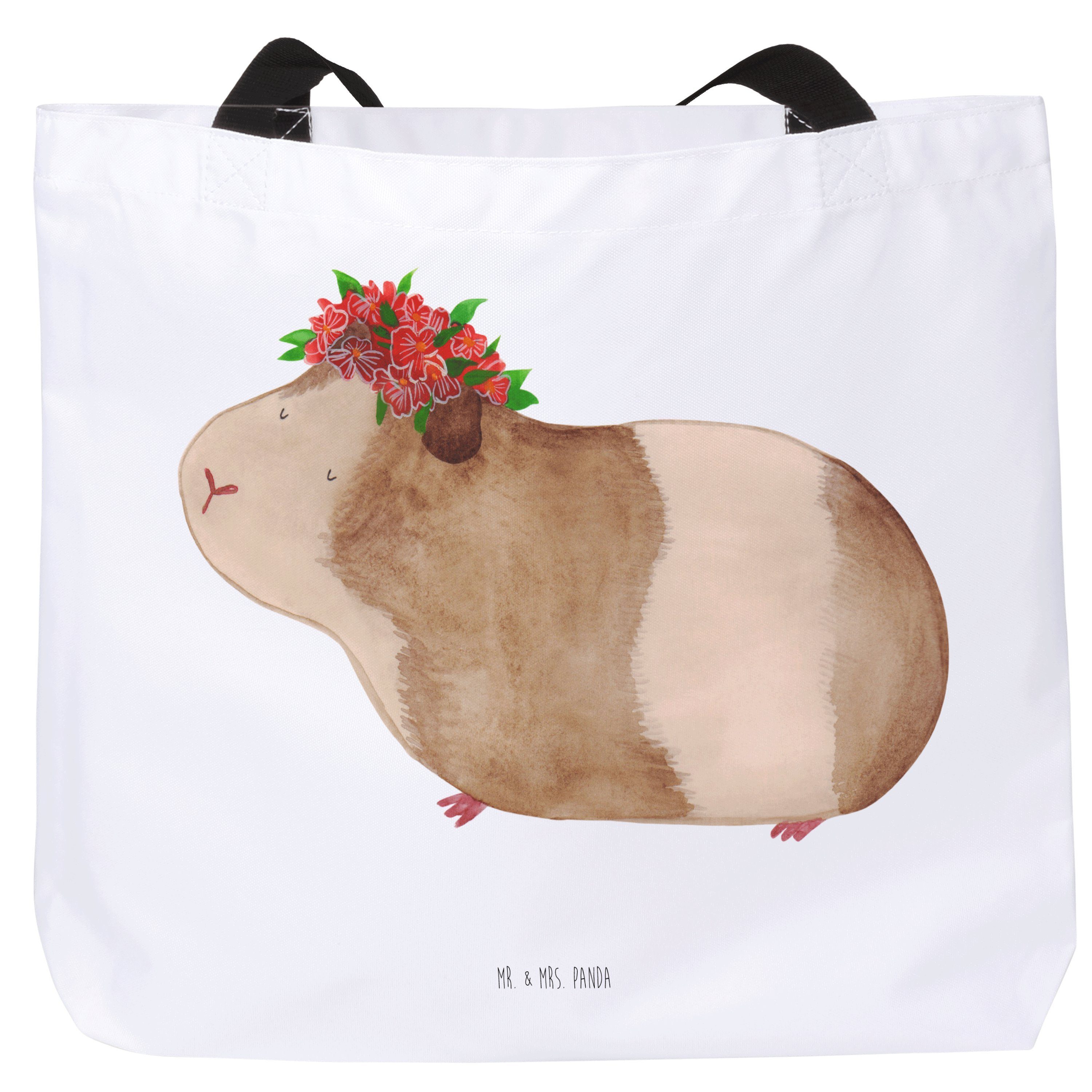 Mr. & Mrs. Panda Shopper Meerschweinchen weise - Weiß - Geschenk, Shopper, lustige Sprüche, Sc (1-tlg)
