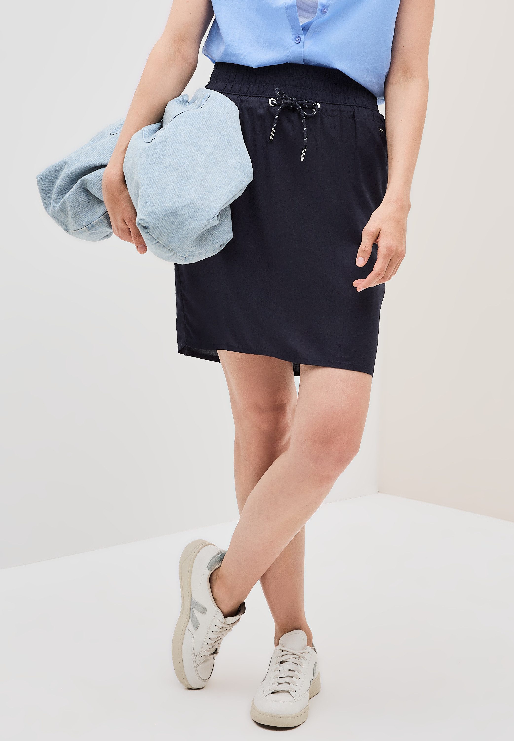 CECIL Minirock mit Kordelzug und elastischem Bund günstig online kaufen