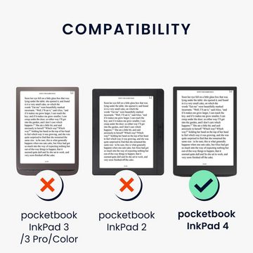 kwmobile E-Reader-Hülle Klapphülle für Pocketbook InkPad 4, Hülle eReader