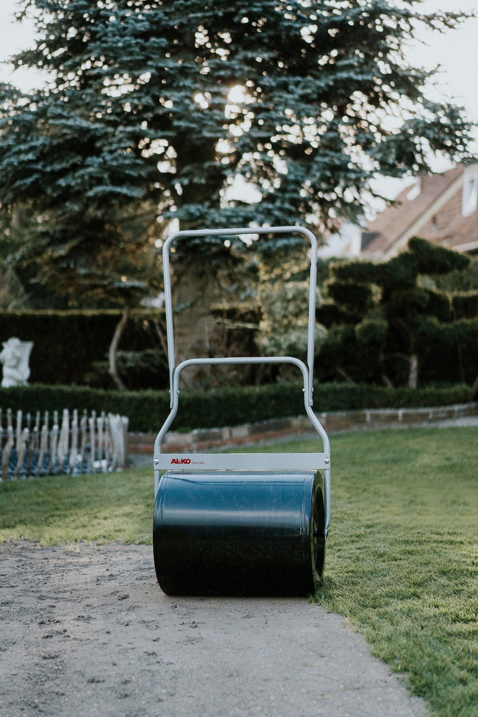 AL-KO Andruckwalze Gartenwalze GW 50,Gewicht mit Wasserfüllung 72 kg, Sandfüllung 120 kg